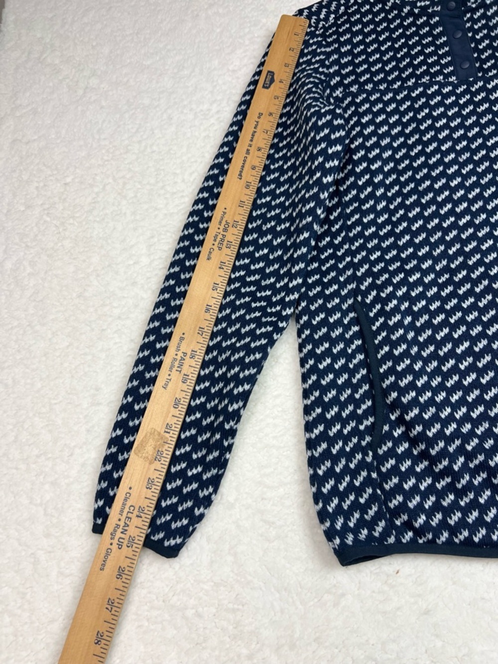 LL Bean Large TALL Sweater Fleece Pullover Birdseye T
Snap Women’s Size S Tall - Picture 7 of 12